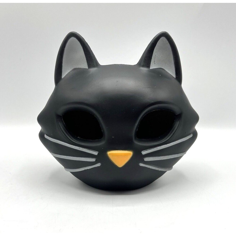 Target Hyde & Eek Halloween Black Cat Head Blow Mold Decor Color Changing 2023